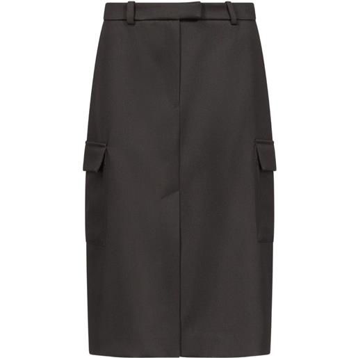 LouLou de Saison gonna midi a matita jasper - nero