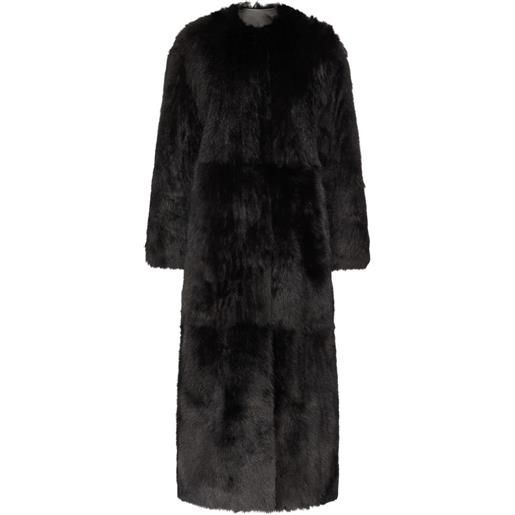 LouLou de Saison cappotto con inserti - nero