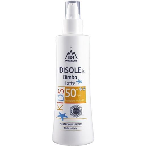 IDI FARMACEUTICI Srl idisole-it bimbo spf50+ latte 200 ml - idi - 942609468