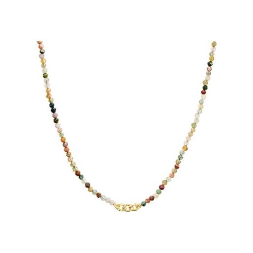 Elli Collana a Strati con Piastrine Martellate in Argento 925 Anello ✔️ acquista online