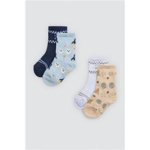 Ysabel Mora confezione da 4 calzini stampati per neonati cool baby