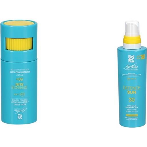 I.c.i.m. (Bionike) Internation bio. Nike defence sun latte spray spf 30 + stick 50+ 1 pz set