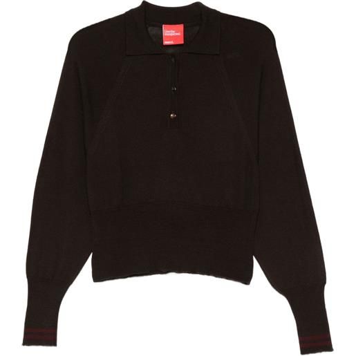 Merci polo con bottoni - marrone