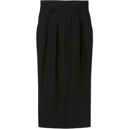 Mame Kurogouchi gonna midi cocoon - nero