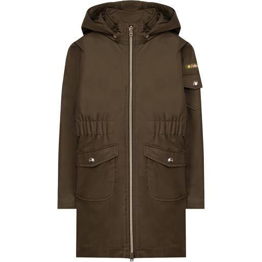 Herno Kids parka con cappuccio - marrone