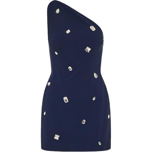 David Koma abito monospalla con decorazione - blu