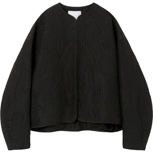 Mame Kurogouchi giacca a fiori - nero