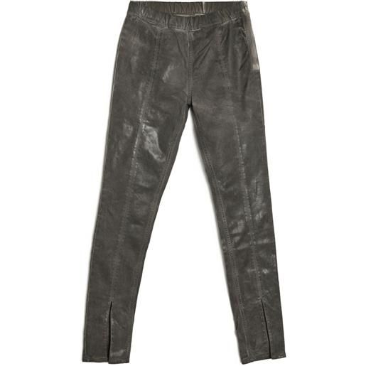 Rick Owens DRKSHDW leggings denim - marrone