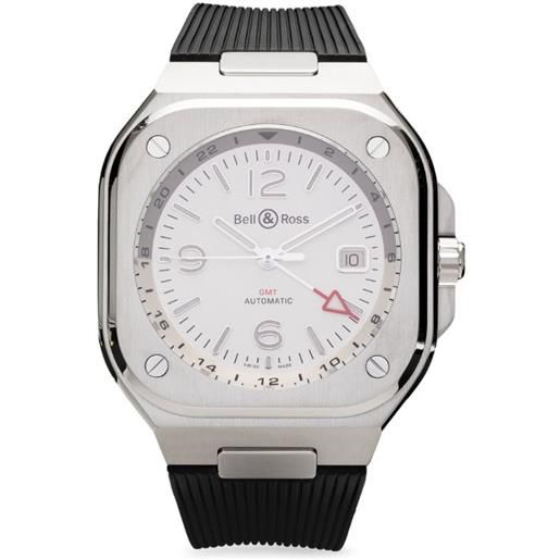 Bell & Ross orologio br-05 gmt 41mm - bianco