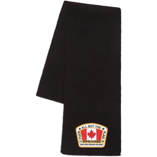 DSQUARED2 sciarpa in lana - nero