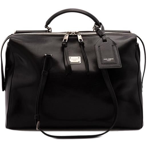 Dolce & Gabbana valigia vittoria con zip - nero