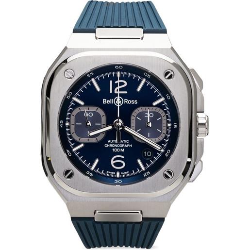 Bell & Ross orologio br-05 chrono 42mm - blu