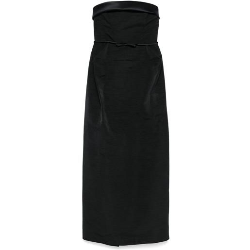 Viktor & Rolf abito da sera senza spalline - nero