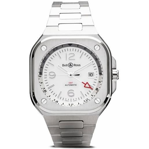 Bell & Ross orologio br-05 gmt 41mm - bianco