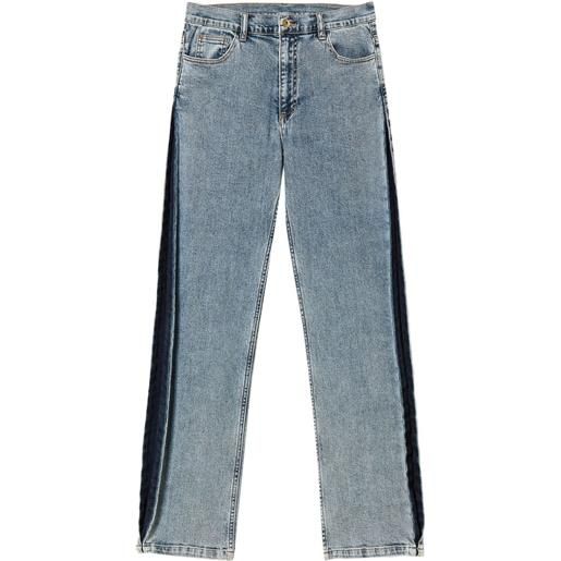 TWINSET jeans bicolore - blu