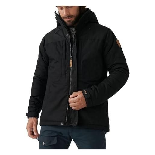 Fjällräven skogsö padded jacket m, giacca invernale, uomo, nero, xl