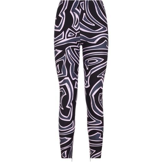 PUCCI leggings con stampa astratta - nero