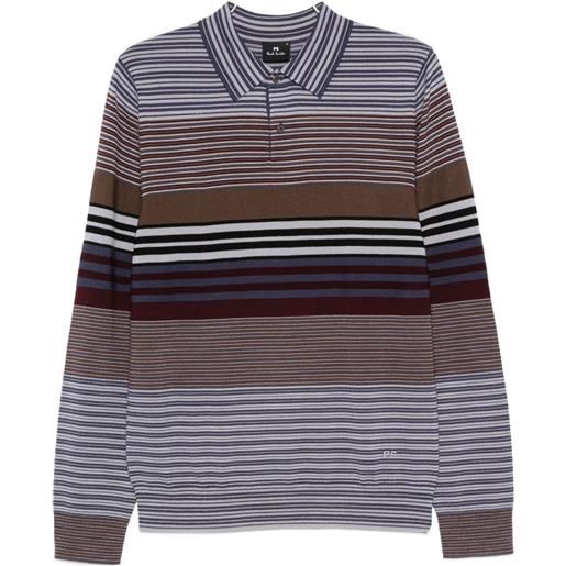 PS Paul Smith polo a righe - viola