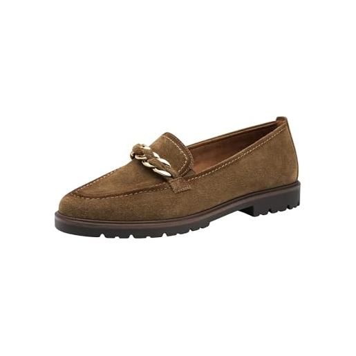 Décolleté Donna Tamaris 1-22433-41 – Colore Blu Navy Perla – Tacco A Blocco Elegante – Tecnologia Anti-Shokk E Touch-It – Suola Morbida – Numero 36 EU