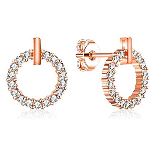 Orecchini DonnaOro in oro rosa con Brillante DHOF9410.018 - Punto Gioielli – Punto Gioielli