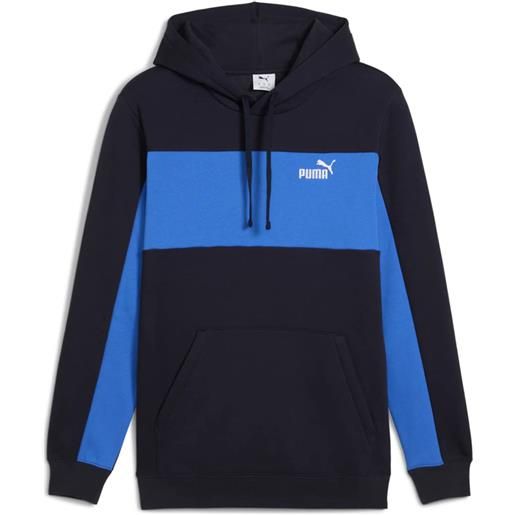 PUMA felpa puma con cappuccio essentials block