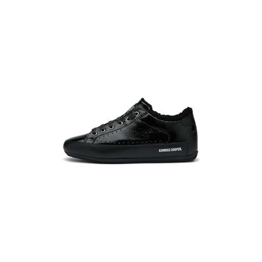 Candice Cooper sneaker in pelle e vernice, nero 38