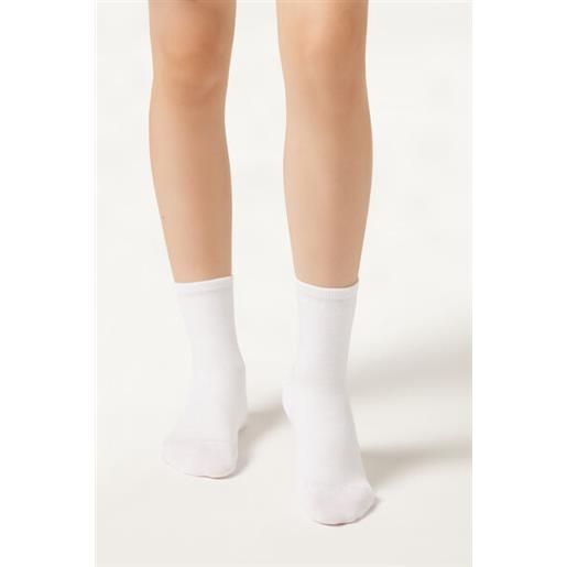 Calzedonia calzini in cotone bambini bianco
