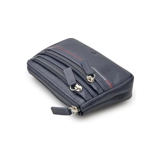 RONCATO boston bustina portachiavi e monete in vera pelle