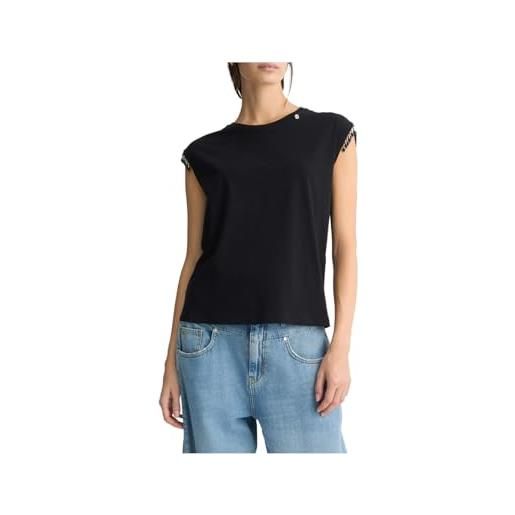 Liu Jo jeans t-shirt donna - nero wa5158 j5003 cotone m