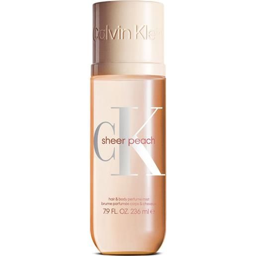 CALVIN KLEIN body mist sheer peach 236ml