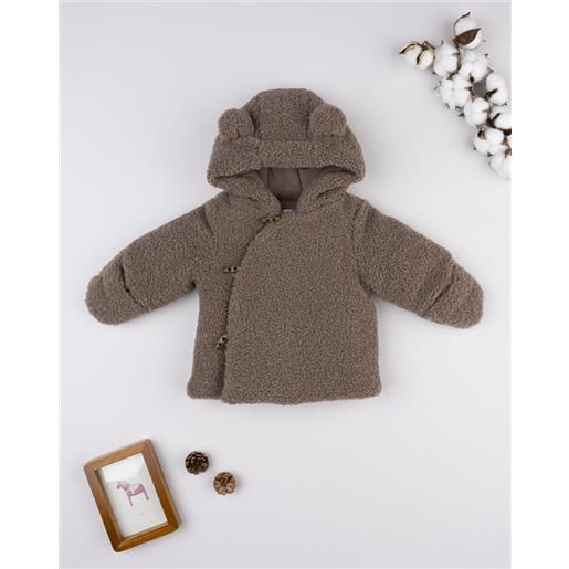 Prénatal giubbino bimbo marrone fake fur