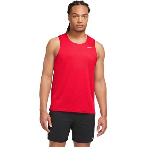 Nike canotta uomo Nike miler rosso