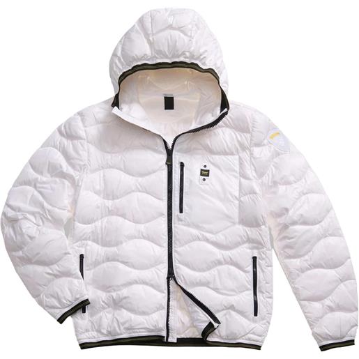 BLAUER piumino con cappuccio ad onde wawe