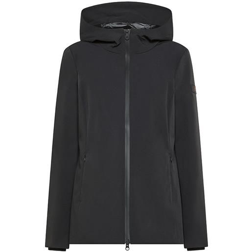 PEUTEREY giacca con cappuccio in softshell farquar donna