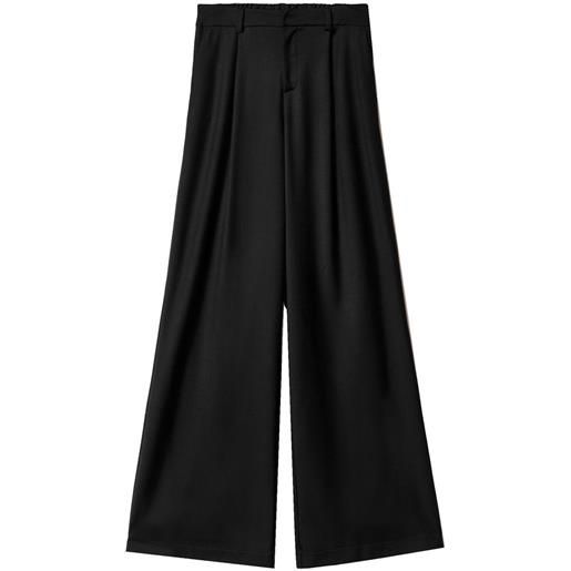 HINNOMINATE pantalone over in twill con pinces elastico donna