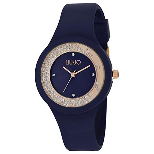 Liu Jo orologio donna Liu Jo solo tempo quarzo cinturino in silicone blu tlj1761