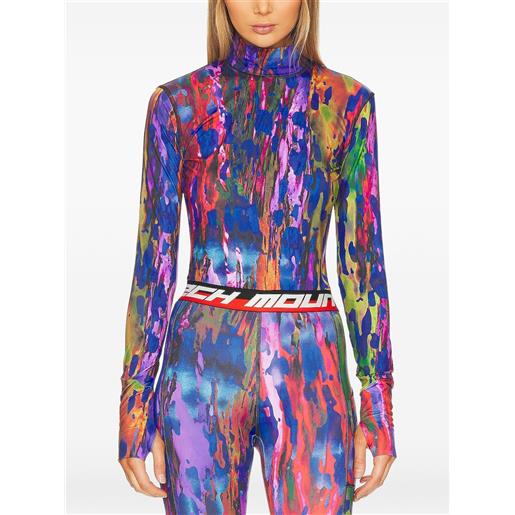 Aztech Mountain top con stampa - rosa