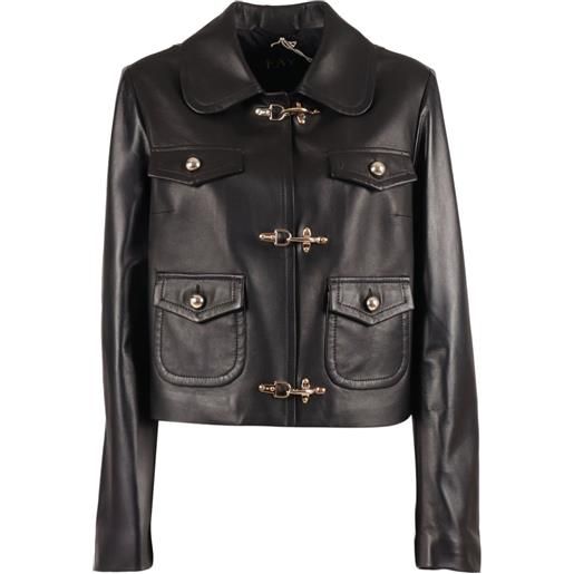 Fay giacca con fibbia - nero