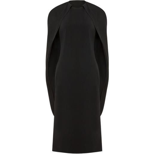Alberta Ferretti abito con maniche ad aletta - nero