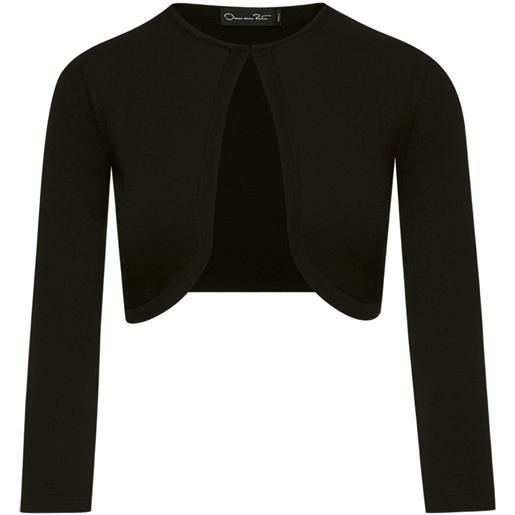 Oscar de la Renta bolero girocollo - nero