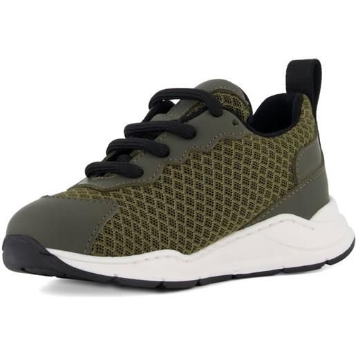 DSQUARED2 KIDS sneakers con lacci e inserti in rete - verde