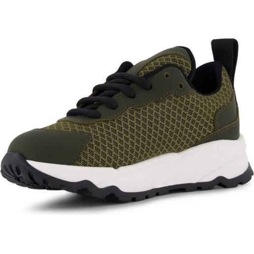 DSQUARED2 KIDS sneakers con inserti - verde