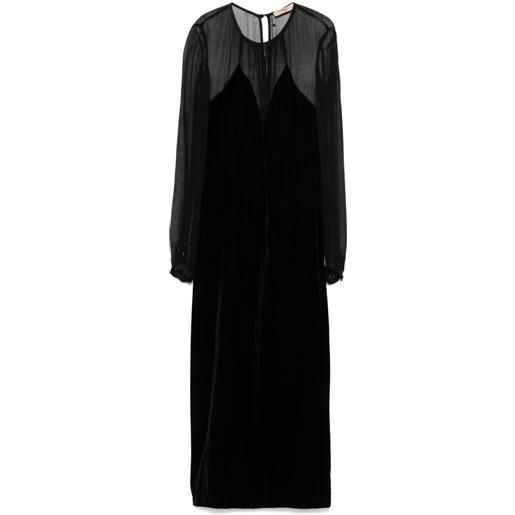 TWINSET cappotto midi - nero