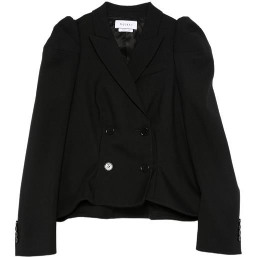 Alexander McQueen giacca doppiopetto - nero