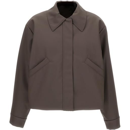 KASSL Editions bomber corto - marrone