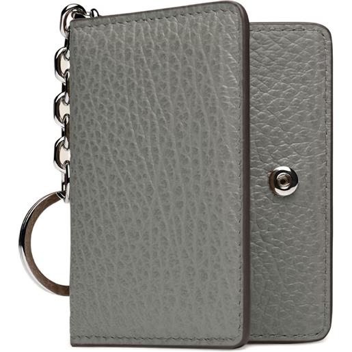 Maison Margiela portacarte con portachiavi - grigio