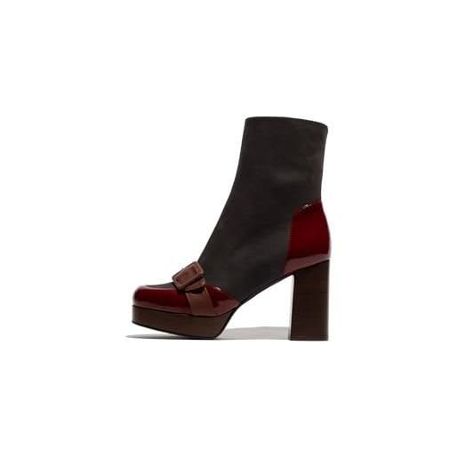 Fly London p145352003 efol352fly stivale alla moda donna, multicolore, 39 eu