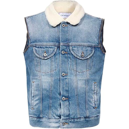 Off-White gilet denim - blu