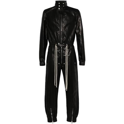 Rick Owens tuta intera affusolata - nero