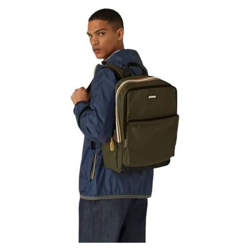 K-Way kway gizy zaino taglia unica verde green blackish wmr